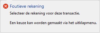 Foutieve rekening