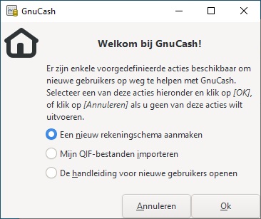 Een nieuw rekeningschema aanmaken Een nieuw rekeningschema aanmaken
