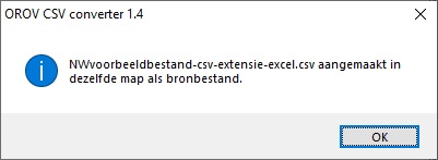 ... aangemaakt in dezelfde map als bronbestand ... aangemaakt in dezelfde map als bronbestand